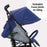 MB02 Lightweight Stroller - Blue and Grey - Grade A