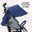 MB02 Plus Lightweight Stroller - Blue and Grey - Grade A