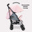 MB02 Lightweight Stroller - Pink and Grey - Grade A