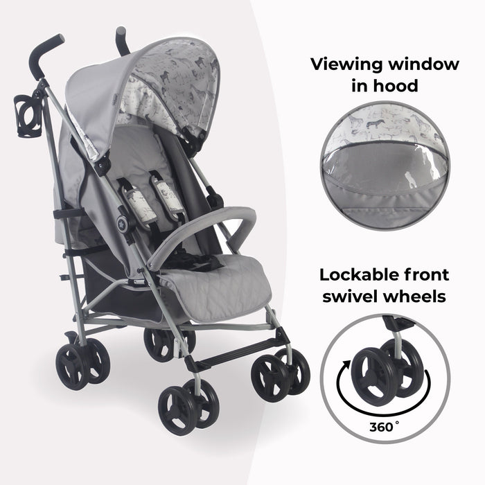 MB02 Lightweight Stroller - Safari - Grade A