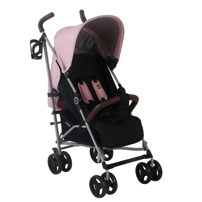 My Babiie MB03 Pink Melange Lightweight Stroller - Grade A