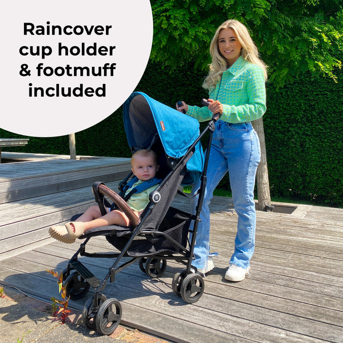 My Babiie MB03 Lightweight Stroller - Dani Dyer Sea Blue - Grade A