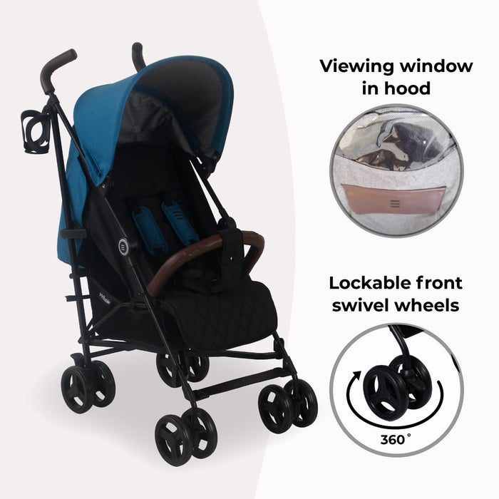 My Babiie MB03 Lightweight Stroller - Dani Dyer Sea Blue - Grade A