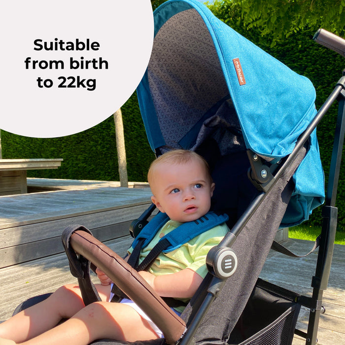 My Babiie MB03 Lightweight Stroller - Dani Dyer Sea Blue - Grade A