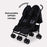 Dani Dyer "Cherish" Black Geo Twin Stroller - Grade A