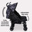 Dani Dyer "Cherish" Black Geo Twin Stroller - Grade A