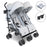 MB12 Double Stroller - Grey - Grade A