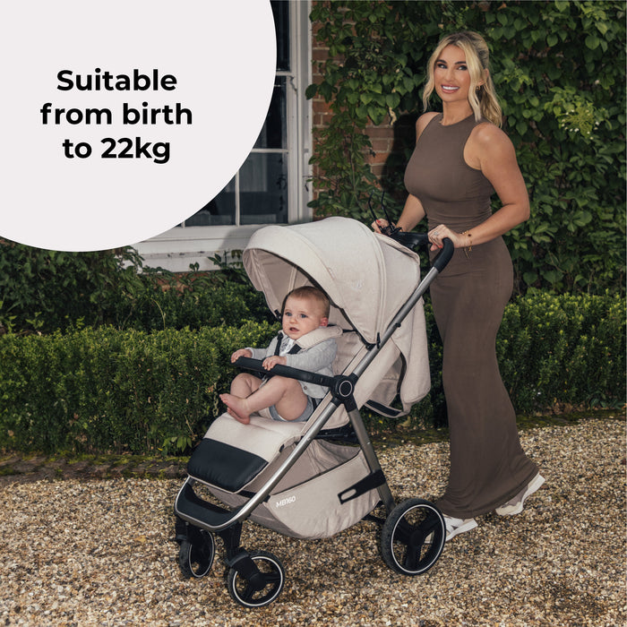 MB160 Plus Pushchair - Oatmeal - Grade C