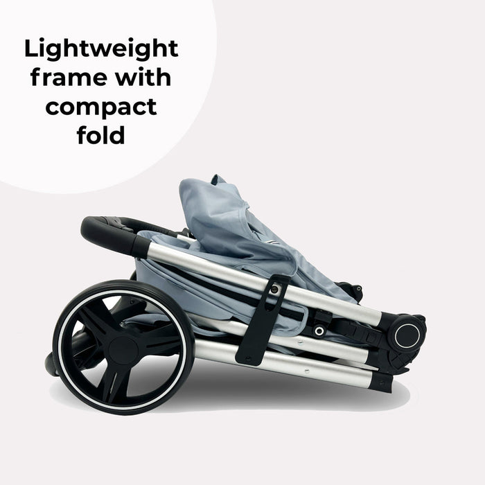 MB160 Plus Pushchair - Blue Plaid - Grade A