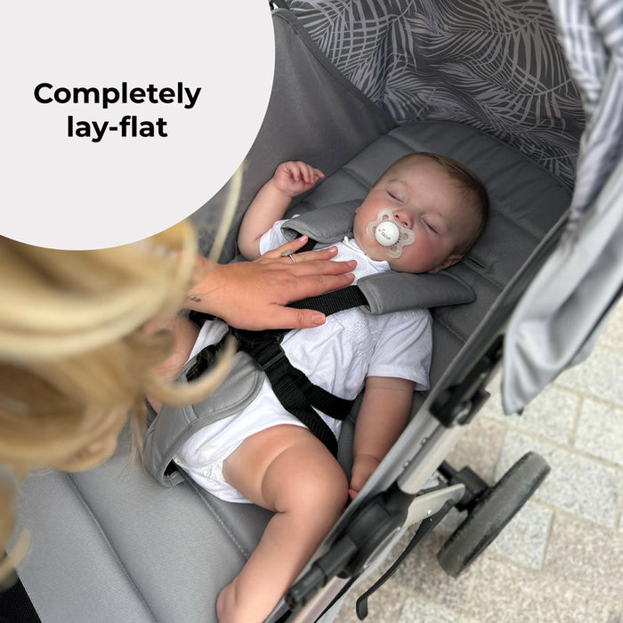 MB160 Plus Pushchair - Grey Tropical - Grade A