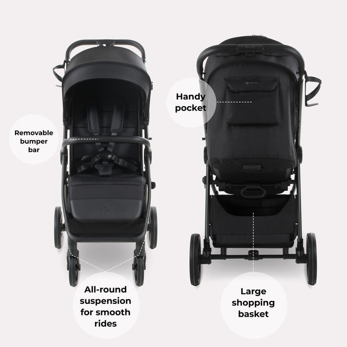 MB170 Plus Pushchair - Black