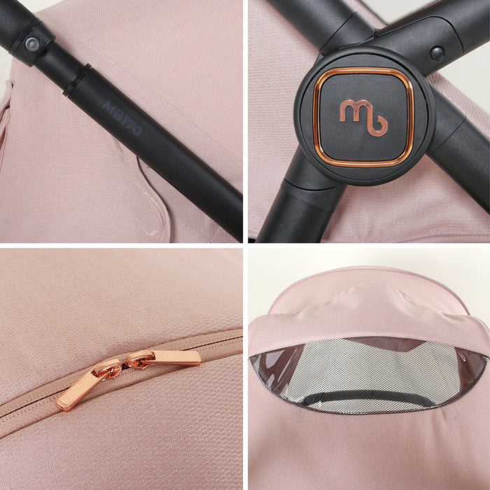 MB170 Plus Pushchair - Pastel Pink