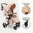 MB200i 3-in-1 Travel System with i-Size Car Seat - Blush - Grade B