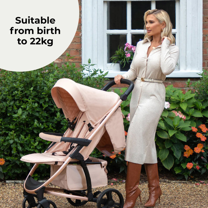 MB200i 3-in-1 Travel System with i-Size Car Seat - Blush - Grade C