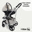 MB200i 3-in-1 Travel System with i-Size Car Seat - Oatmeal - Grade A