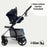 MB200i 3-in-1 Travel System with i-Size Car Seat - Blue Plaid - Grade A