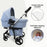 MB200i 3-in-1 Travel System with i-Size Car Seat - Blue Plaid - Grade A