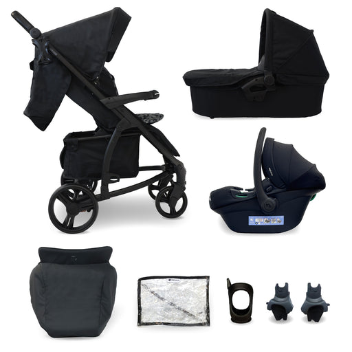MB200i 3-in-1 Travel System with Car Seat - Black Leopard - Grade C