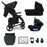 MB200i 3-in-1 Travel System with i-Size Car Seat - Black Leopard - Grade A