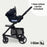 MB200i 3-in-1 Travel System with Car Seat - Black Leopard - Grade C