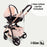MB200i 3-in-1 Travel System with i-Size Car Seat - Pink Plaid - Grade C