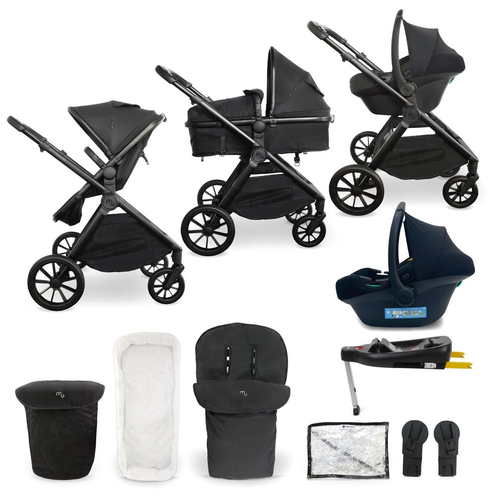 MB220 3-in-1 Travel System with Base - Black