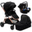 My Babiie Billie Faiers Black Quilted Travel System - Grade A
