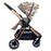 MB250i 3-in-1 Travel System with i-Size Car Seat - Dani Dyer Rose Gold Giraffe - Grade A
