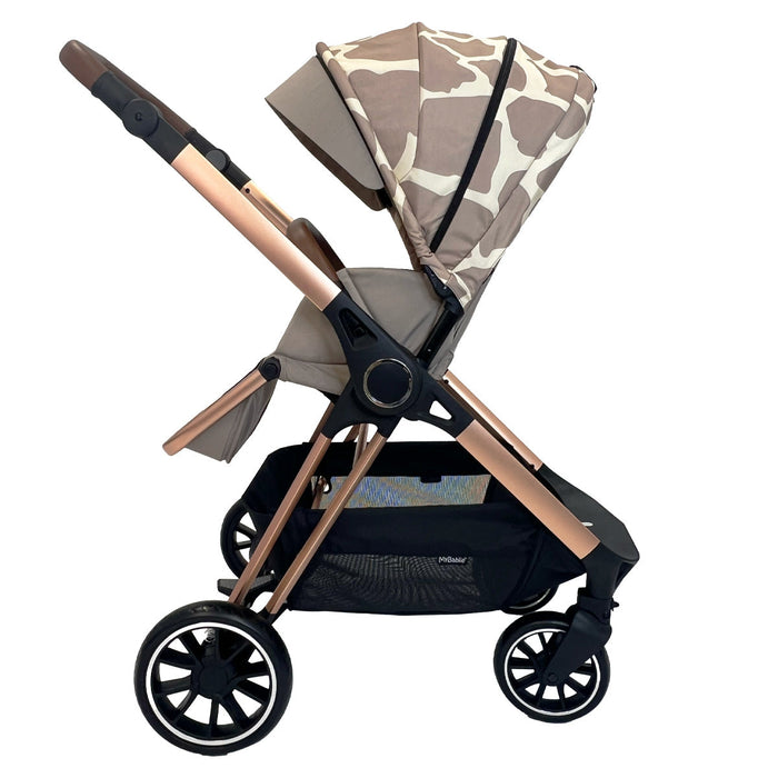 MB250i 3-in-1 Travel System with i-Size Car Seat - Dani Dyer Rose Gold Giraffe - Grade A