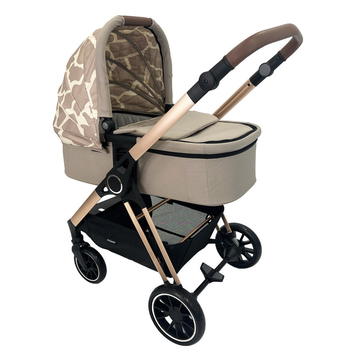MB250i 3-in-1 Travel System with i-Size Car Seat - Dani Dyer Rose Gold Giraffe - Grade A