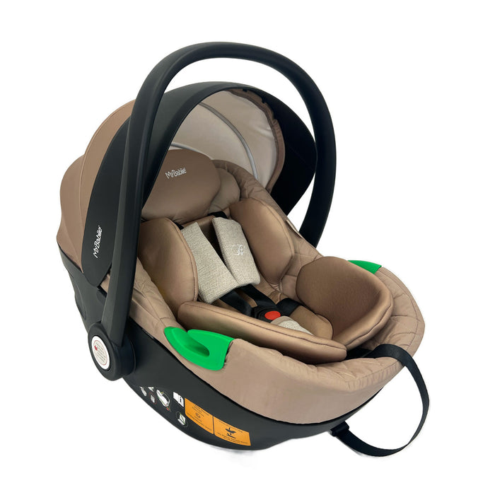 MB250i 3-in-1 Travel System with i-Size Car Seat - Oatmeal Herringbone - Grade A