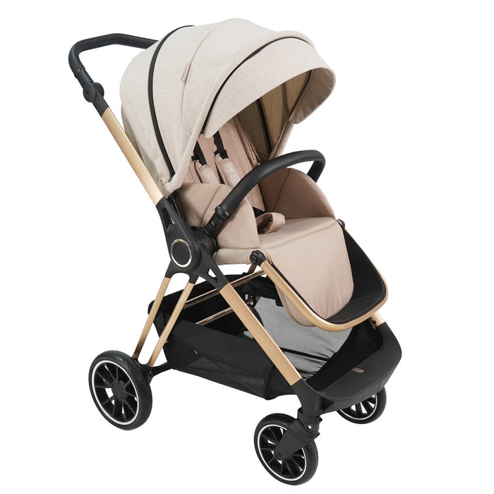 MB250i 3-in-1 Travel System with i-Size Car Seat - Oatmeal Herringbone - Grade A