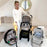 MB250i 3-in-1 Travel System with i-Size Car Seat - Oatmeal Herringbone - Grade A