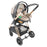 MB250i 3-in-1 Travel System with i-Size Car Seat - Oatmeal Herringbone - Grade A