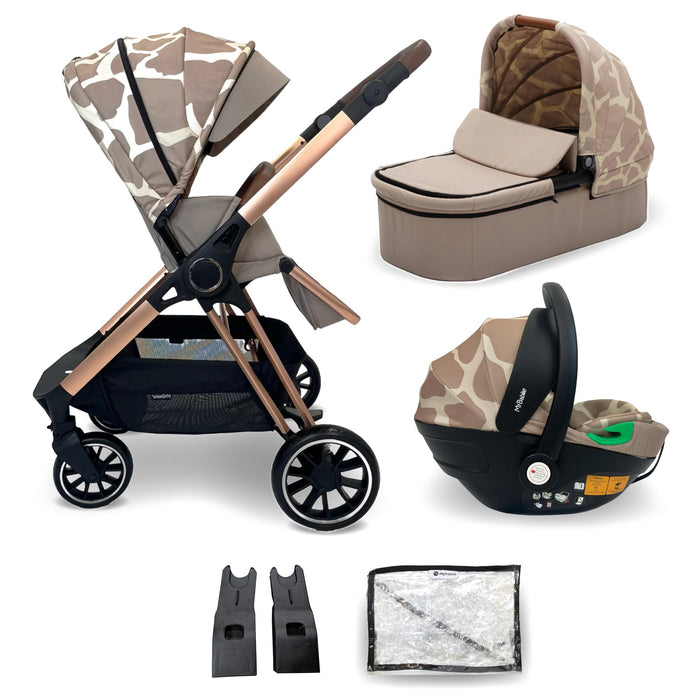 MB250i 3-in-1 Travel System with i-Size Car Seat - Dani Dyer Rose Gold Giraffe - Grade A