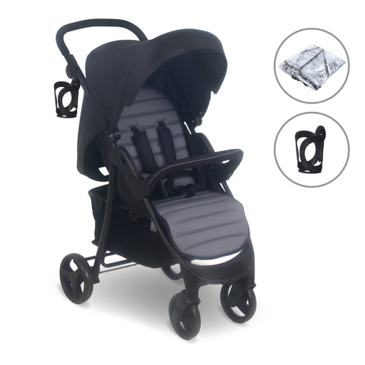 MB30 Stroller/Pushchair - Black/Grey - GRADE A