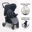 MB30 Stroller/Pushchair - Black/Grey - GRADE C