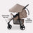 My Babiie MB30 Pushchair - Dani Dyer Taupe Plaid - Grade A