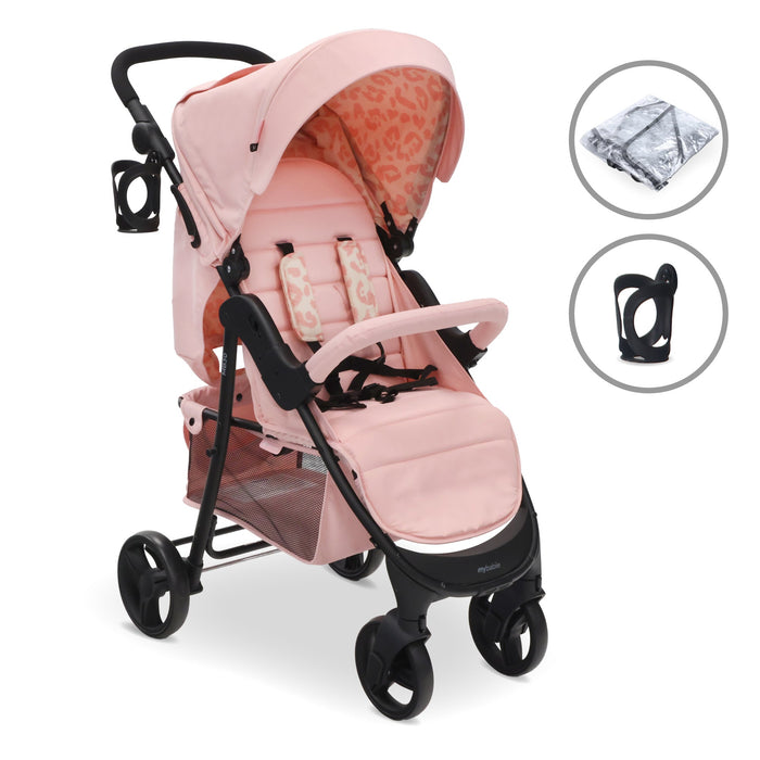 MB30 Plus Pushchair - Pink Leopard - Grade A