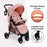 MB30 Plus Pushchair - Pink Leopard - Grade A