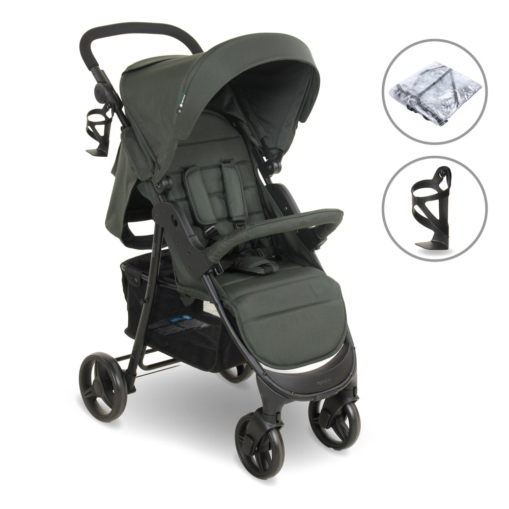 MB30 Plus Pushchair - Forest Green