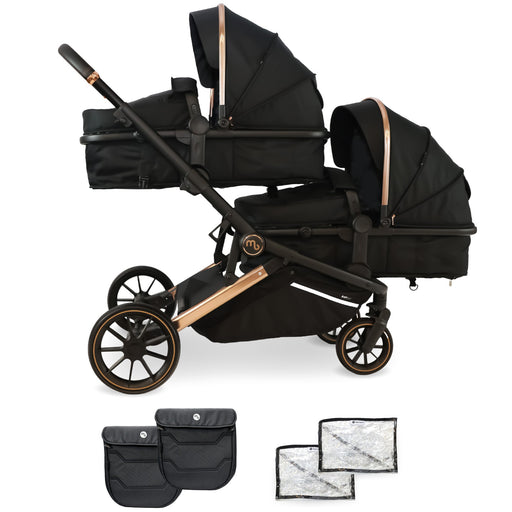 MB33 SE Tandem Pushchair - Rose Gold Black