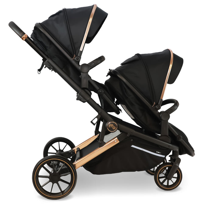 MB33 SE Tandem Pushchair - Rose Gold Black