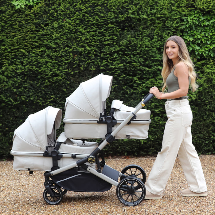 MB33 Tandem Pushchair - Ivory - Grade B