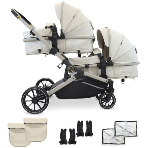 MB33 Tandem Pushchair - Ivory - Grade A