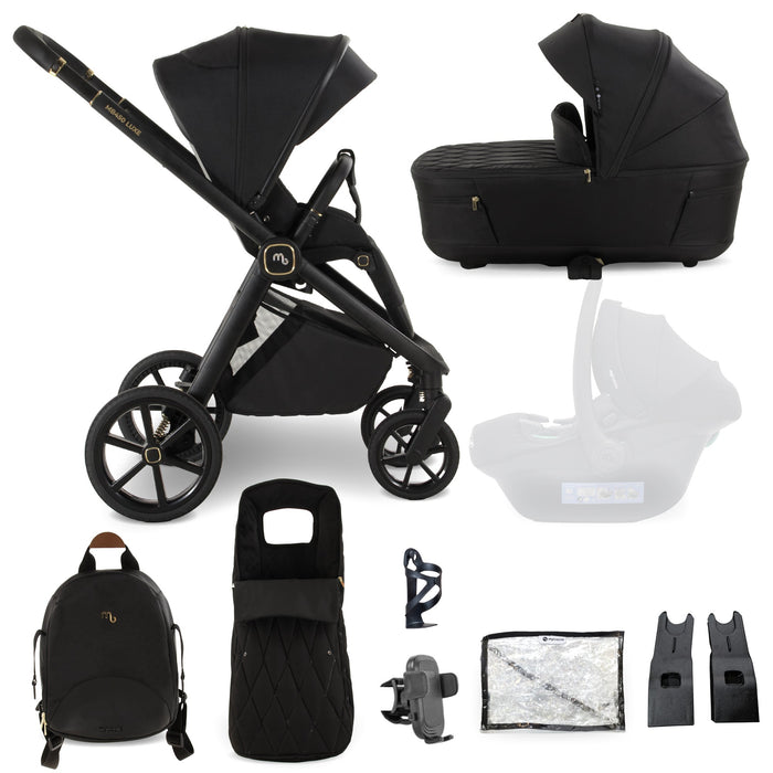 MB450 LUXE 2-in-1 Pushchair & Carrycot - Black