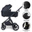 MB450 LUXE 2-in-1 Pushchair & Carrycot - Black