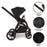 MB450 LUXE 3-in-1 Travel System with Rotating Car Seat + Base - Black