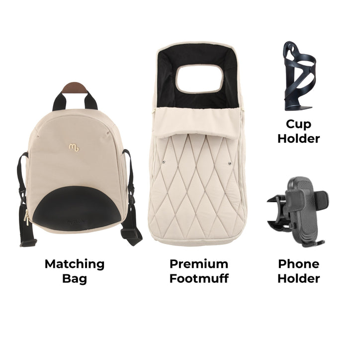 MB450 LUXE 3-in-1 Travel System - Feather