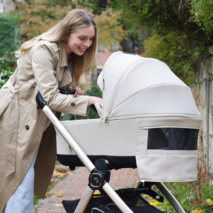 MB450 LUXE 3-in-1 Travel System with Base - Feather
